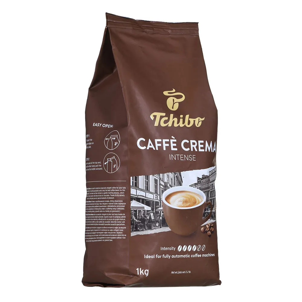 Tchibo Cafe Crema Intense Kaffebønner 1kg, Black, One Size