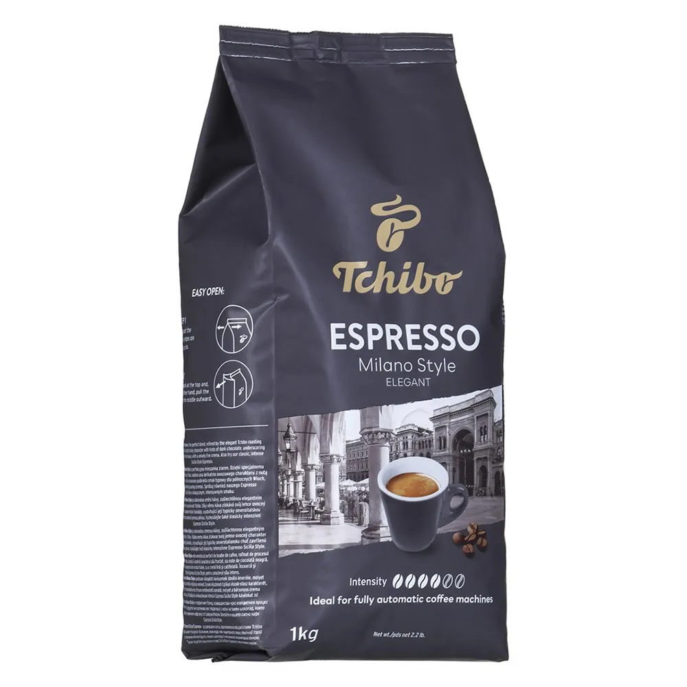 Tchibo Espresso Milano Style Kaffebønner 1kg, Black, One Size