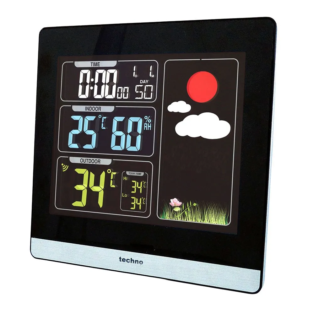 Technoline Ws 6448 Værstasjon, Black, One Size, EU Plug 220V Technoline Ws 6448 Værstasjon, Black, One Size, EU Plug 220V