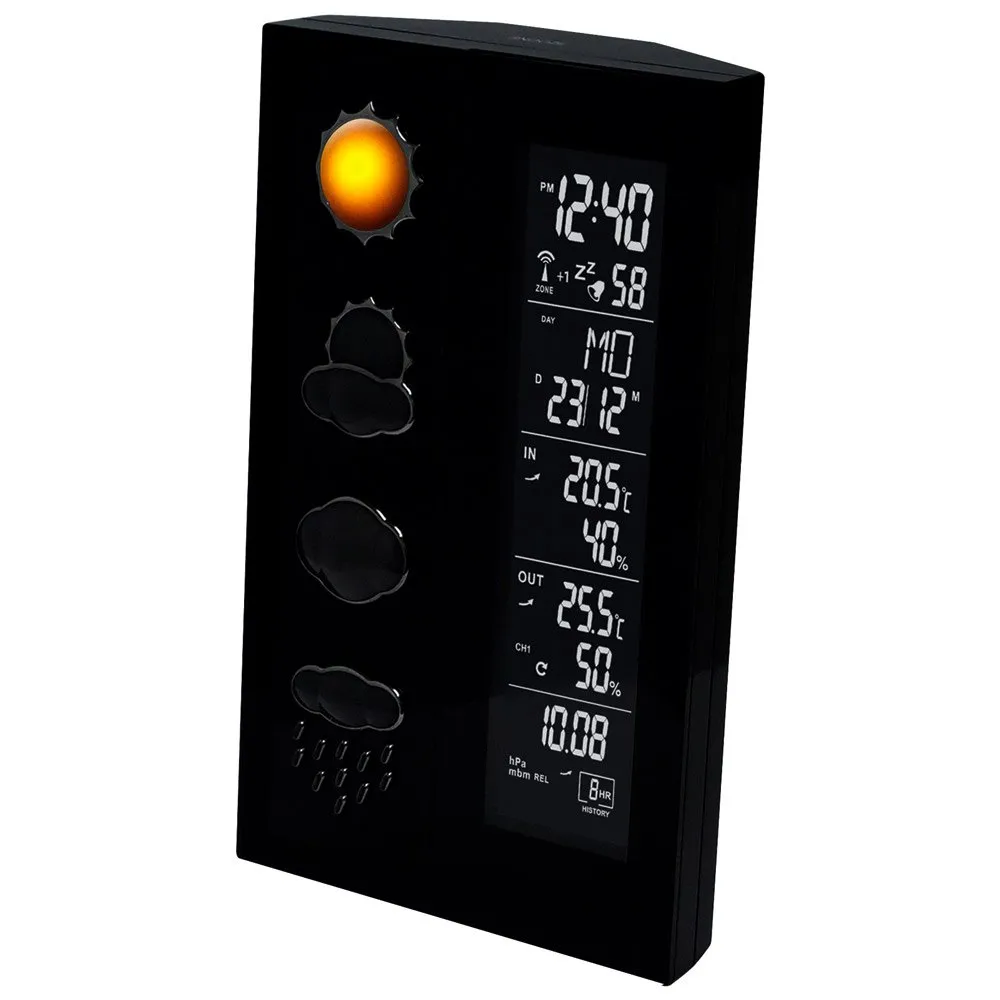 Technoline Ws 6650 Værstasjon, Black, One Size, EU Plug 220V Technoline Ws 6650 Værstasjon, Black, One Size, EU Plug 220V