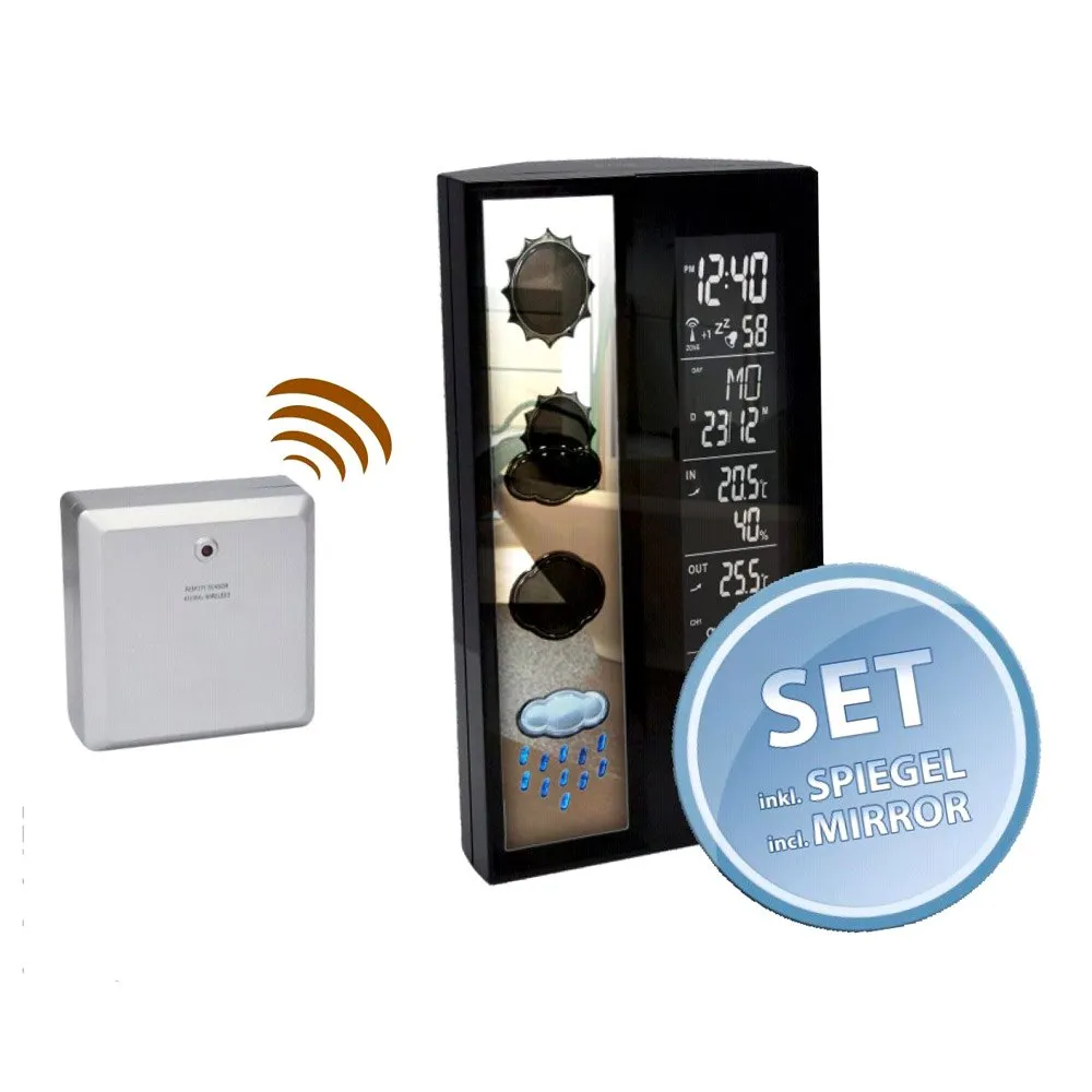 Technoline Ws 6650 Værstasjon, Black, One Size, EU Plug 220V Technoline Ws 6650 Værstasjon, Black, One Size, EU Plug 220V