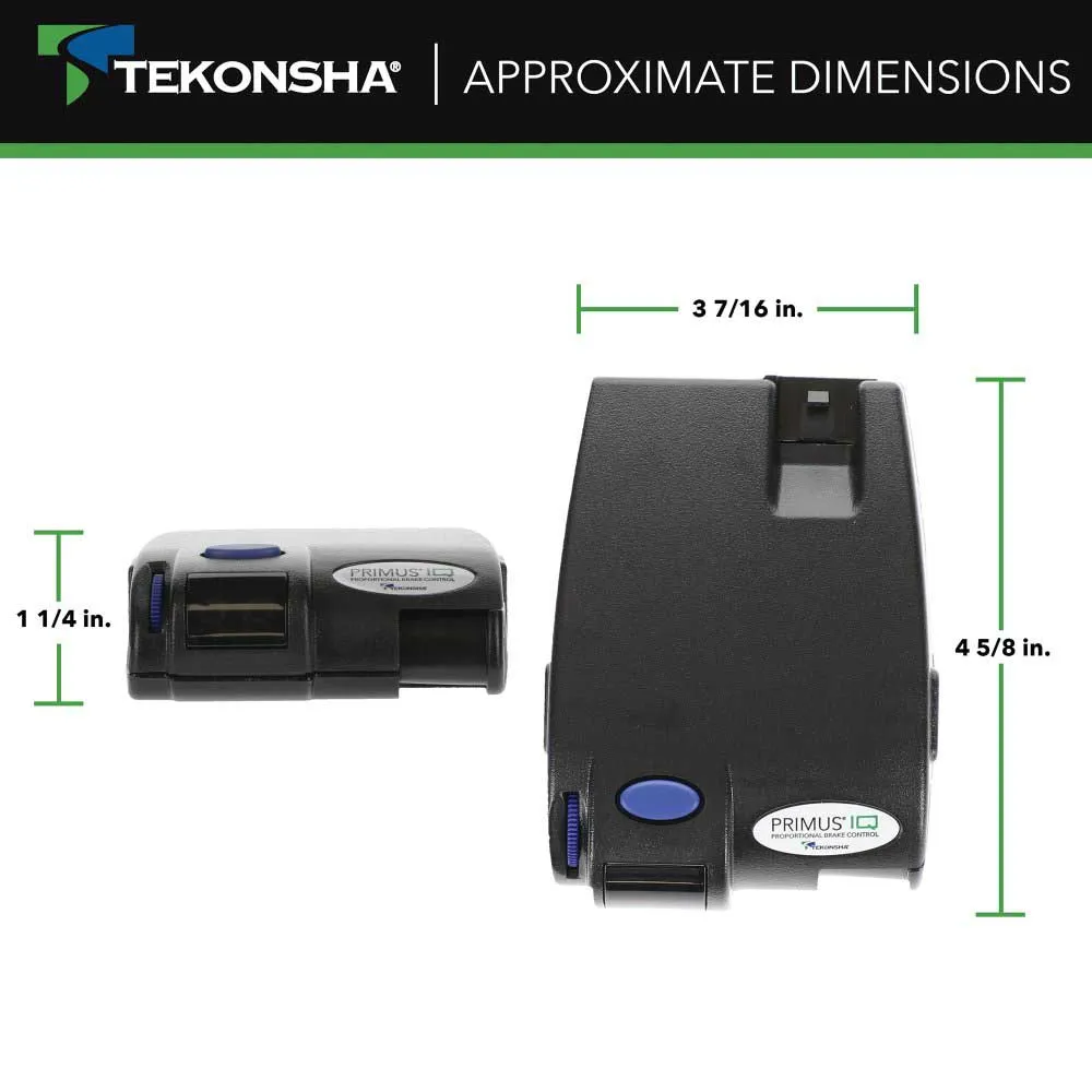 Tekonsha Primus Iq Tilhengerbremsekontroll, Black, One Size