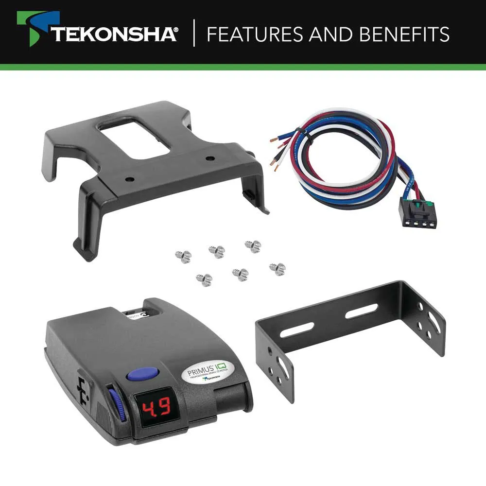 Tekonsha Primus Iq Tilhengerbremsekontroll, Black, One Size