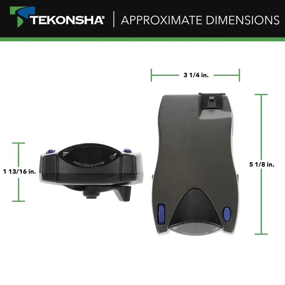 Tekonsha Prodigy P2 Tilhengerbremsekontroll, Black, One Size