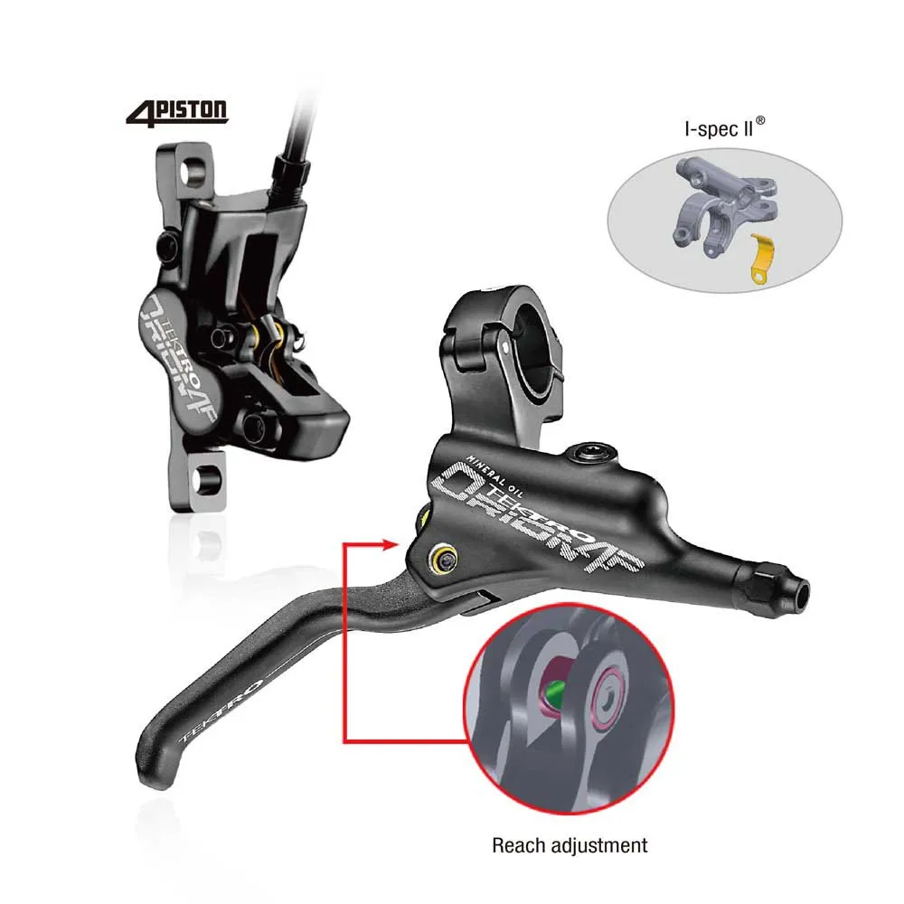 Tektro Orion Hd-m745 Bakbrems, Black, One Size Tektro Orion Hd-m745 Bakbrems, Black, One Size