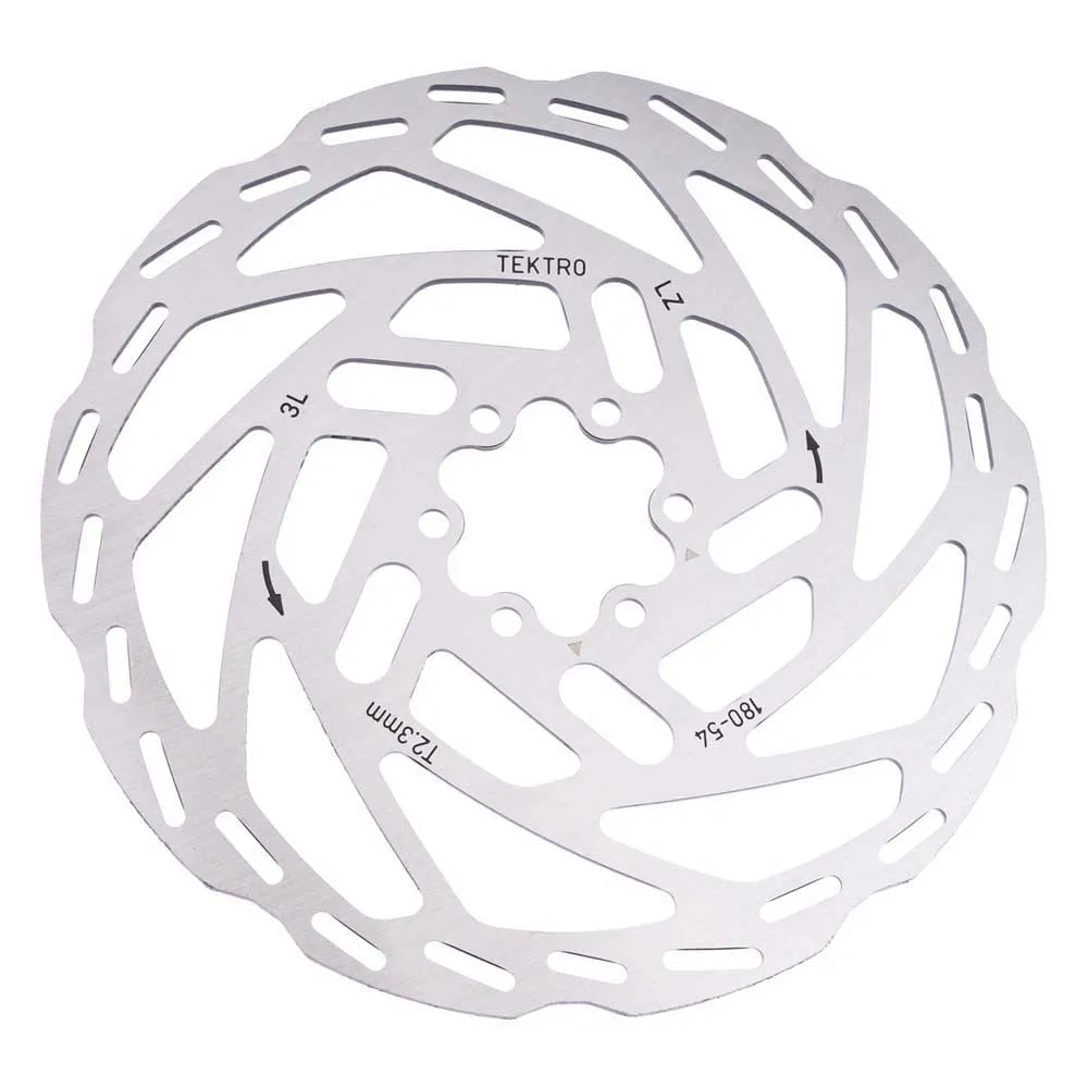 Tektro Tr54 Bremsekive, Silver, 180mm