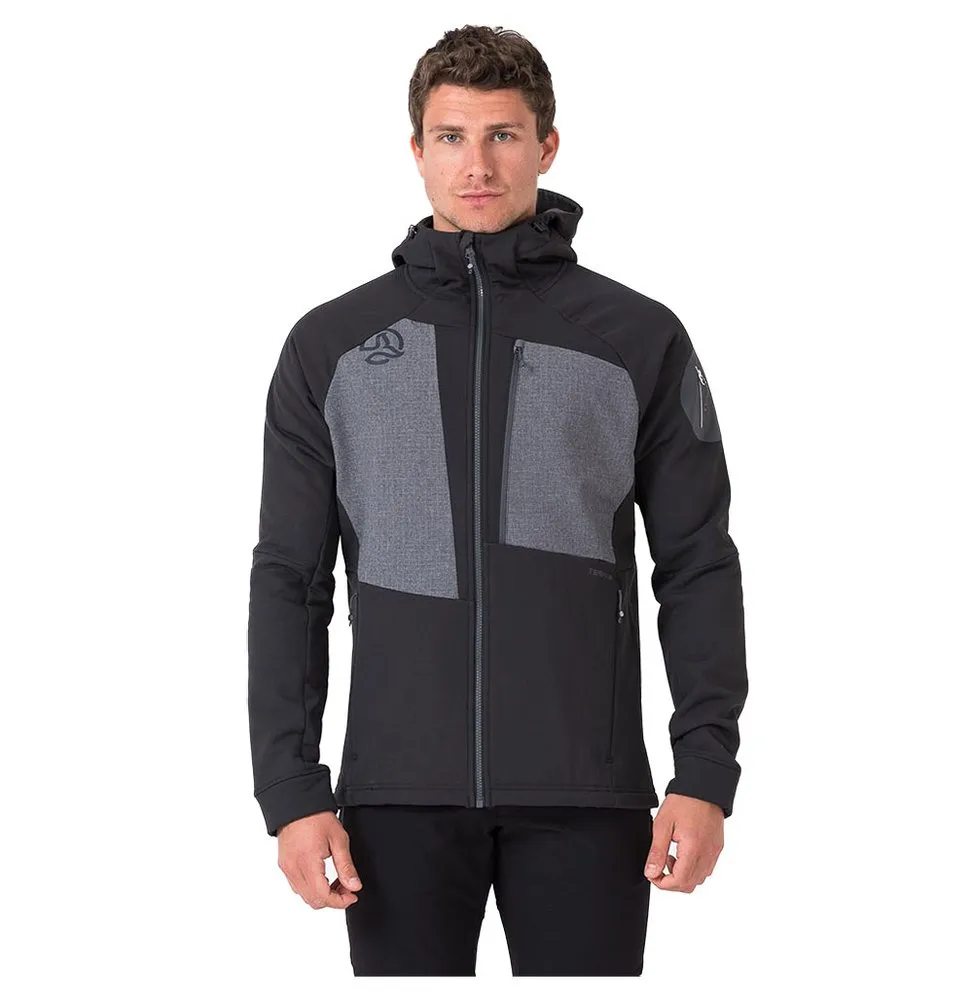 Ternua Lekko Hard 2.0 Softshelljakke, Black / whales grey Ternua Lekko Hard 2.0 Softshelljakke, Black / whales grey