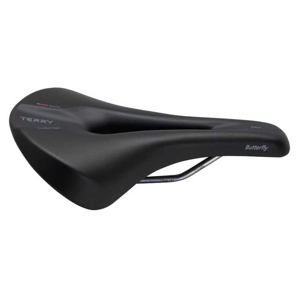 Terry Butterfly Exera Damesadel, Black, 158mm