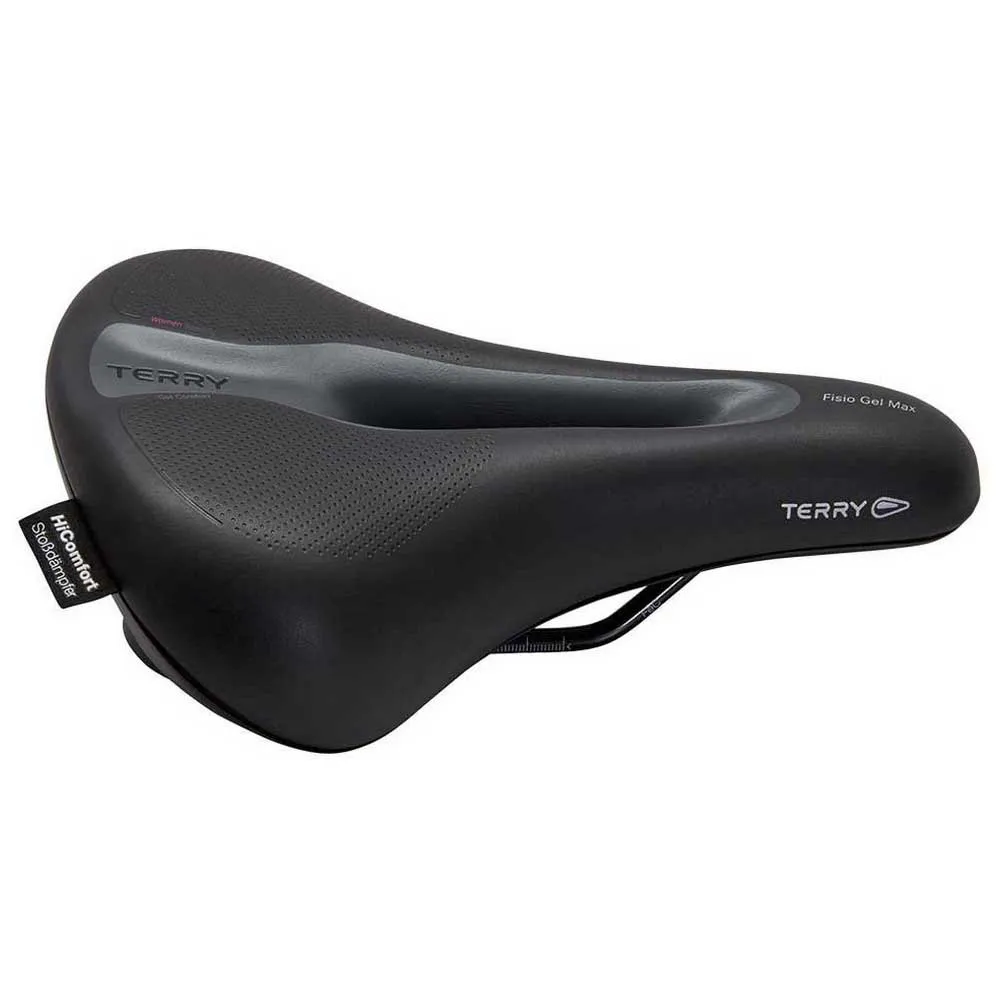 Terry Fisio Flex Gel Max Sykkelsete, Black, 138mm