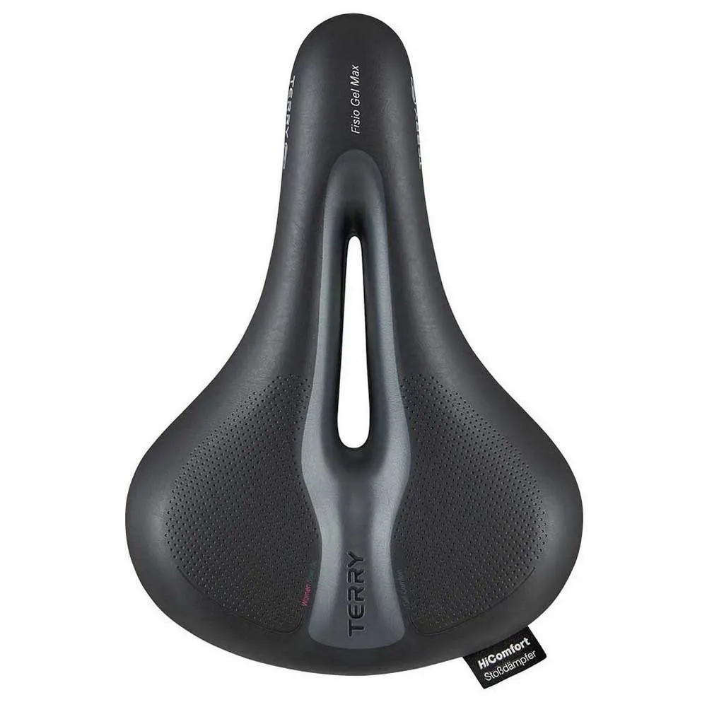 Terry Fisio Flex Gel Max Sykkelsete, Black, 138mm