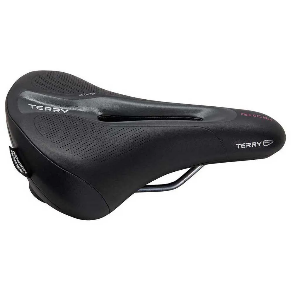 Terry Fisio Gtc Gel Max Sykkelsete, Black, 182mm Terry Fisio Gtc Gel Max Sykkelsete, Black, 182mm
