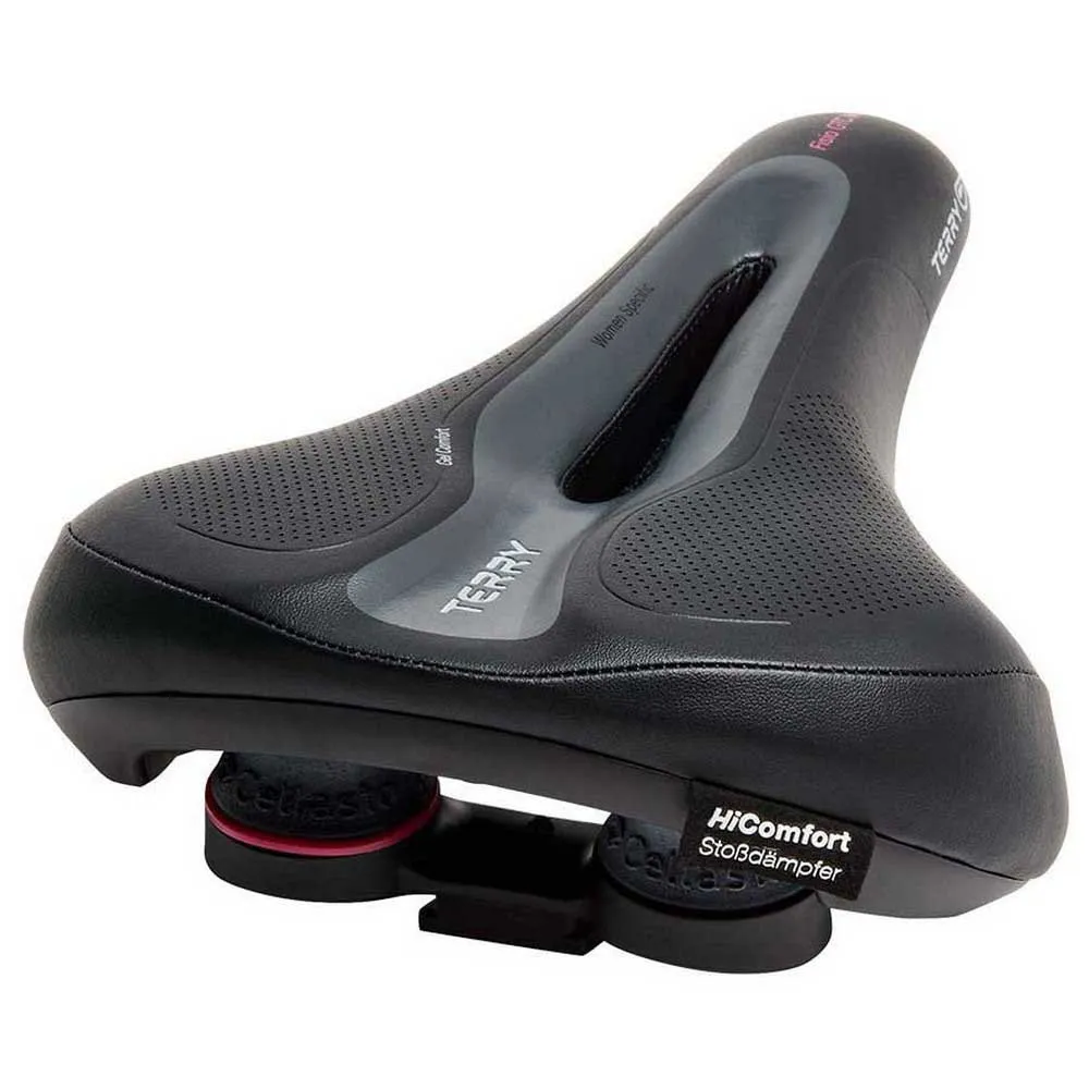 Terry Fisio Gtc Gel Max Sykkelsete, Black, 182mm Terry Fisio Gtc Gel Max Sykkelsete, Black, 182mm
