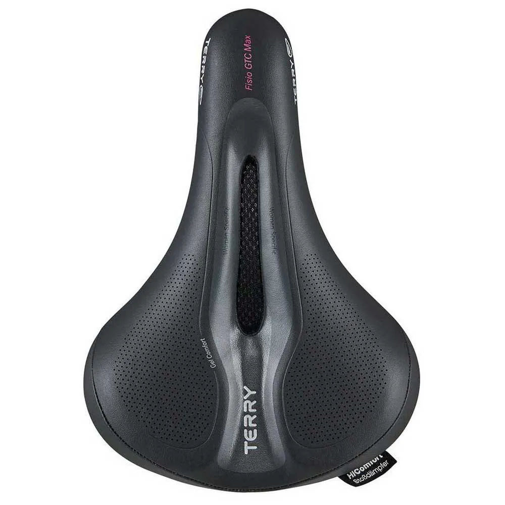 Terry Fisio Gtc Gel Max Sykkelsete, Black, 182mm Terry Fisio Gtc Gel Max Sykkelsete, Black, 182mm