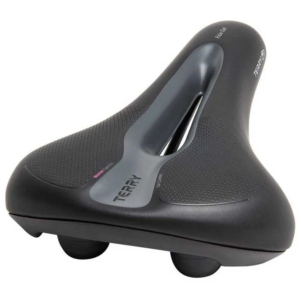 Terry Gel Sykkelsete, Black, 173mm