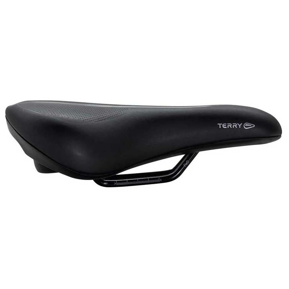 Terry Gel Sykkelsete, Black, 173mm