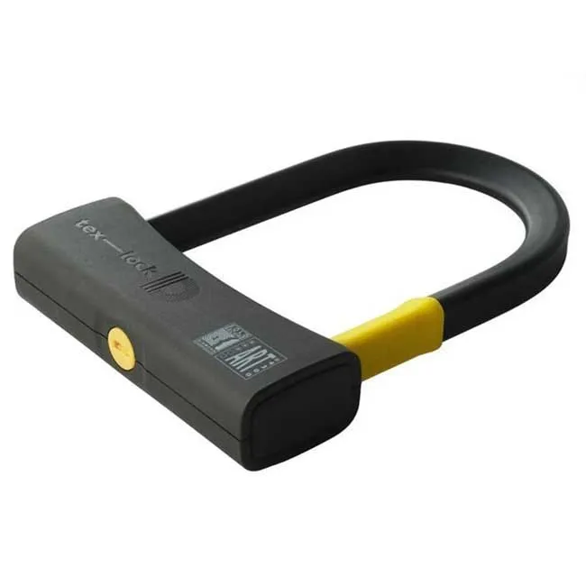 tex-lock D-lock U-lås, Black, 204 x 85mm