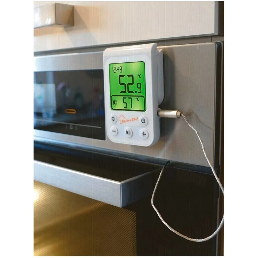 Tfa Dostmann 14.1510.02 Kitchen Chef Digital Bbq Termometer, White, One Size Tfa Dostmann 14.1510.02 Kitchen Chef Digital Bbq Termometer, White, One Size