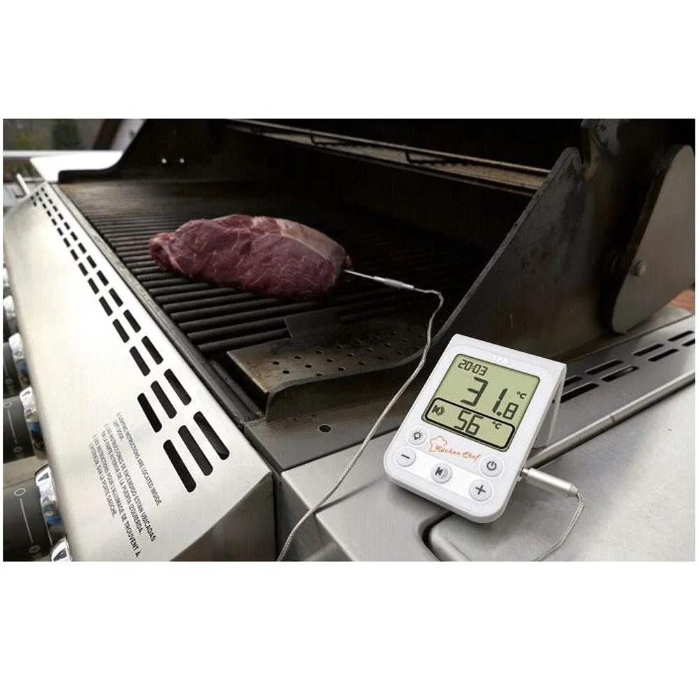 Tfa Dostmann 14.1510.02 Kitchen Chef Digital Bbq Termometer, White, One Size Tfa Dostmann 14.1510.02 Kitchen Chef Digital Bbq Termometer, White, One Size