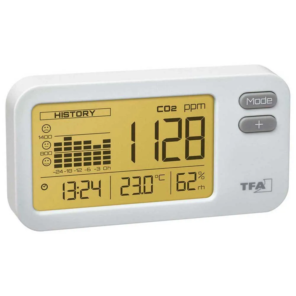Tfa Dostmann Aircon2ntrol Coach Termometer Og Hygrometer, White, One Size Tfa Dostmann Aircon2ntrol Coach Termometer Og Hygrometer, White, One Size