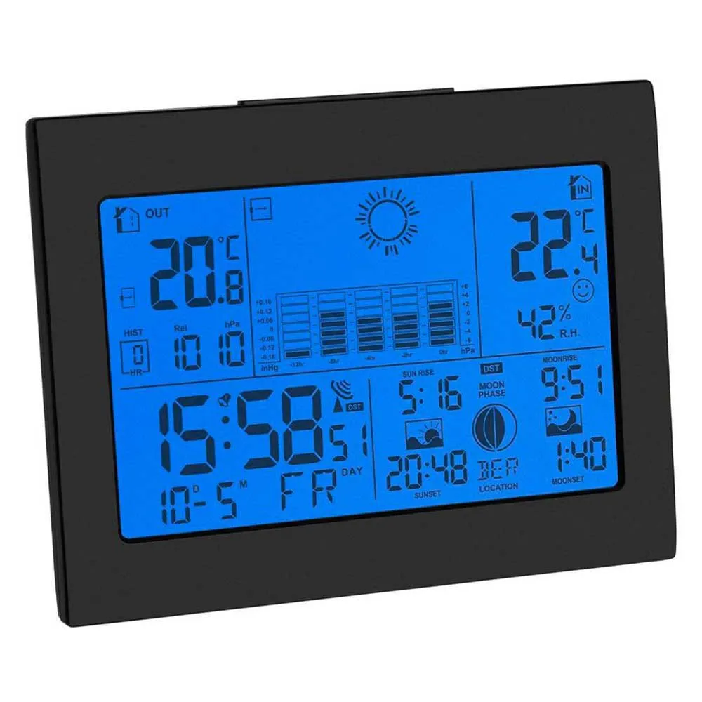 Tfa Dostmann Tfa 35.1155.01 Værstasjon, Black, One Size Tfa Dostmann Tfa 35.1155.01 Værstasjon, Black, One Size