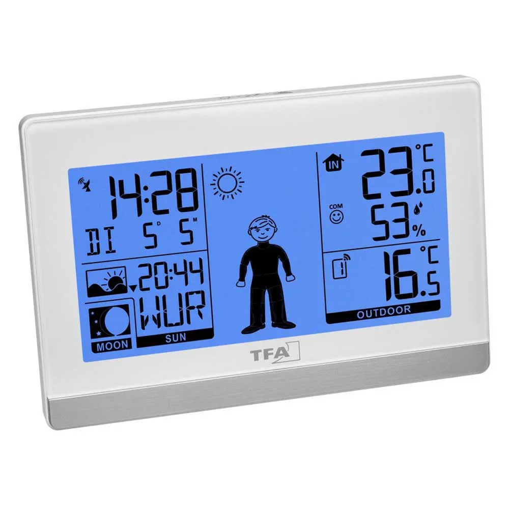 Tfa Dostmann Tfa 35.1159.02 Værstasjon, Grey, One Size Tfa Dostmann Tfa 35.1159.02 Værstasjon, Grey, One Size