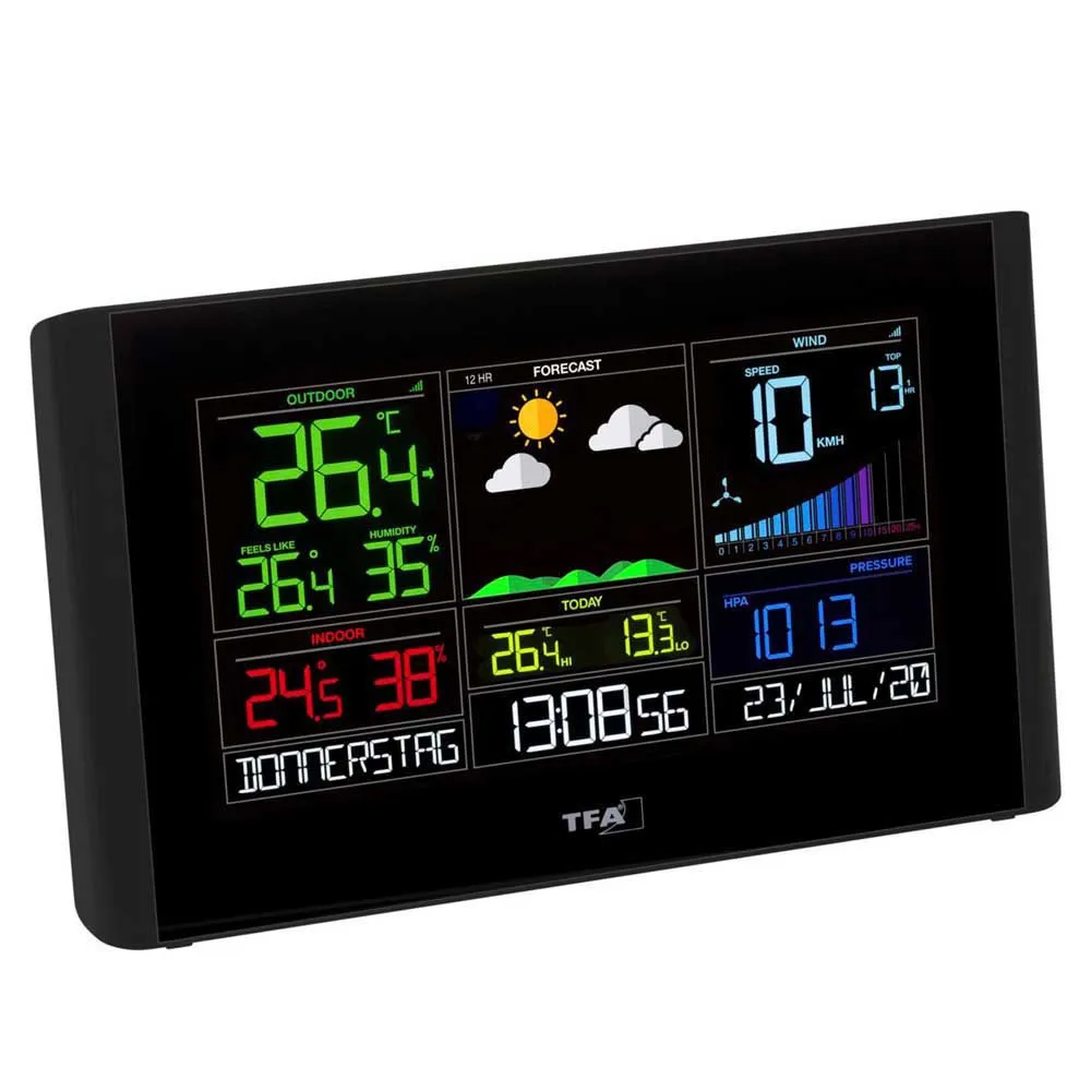 Tfa Dostmann Tfa 35.8001.01 Værstasjon, Black, One Size