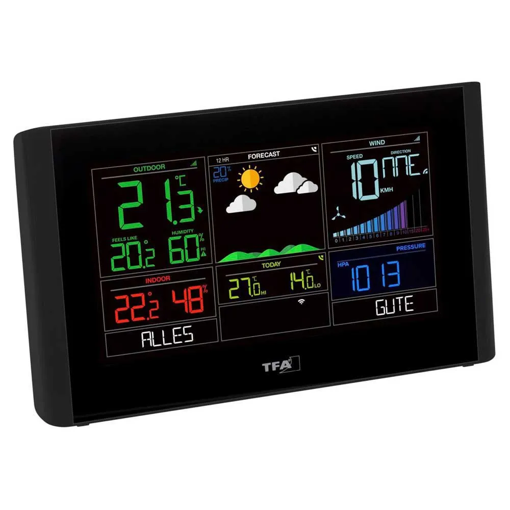 Tfa Dostmann Tfa 35.8001.01 Værstasjon, Black, One Size
