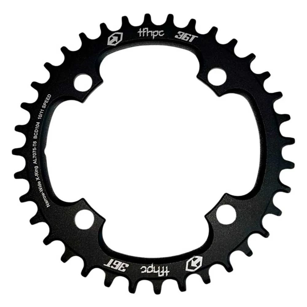 tfhpc E-bike 104bcd Kjettingring, Black, 36t