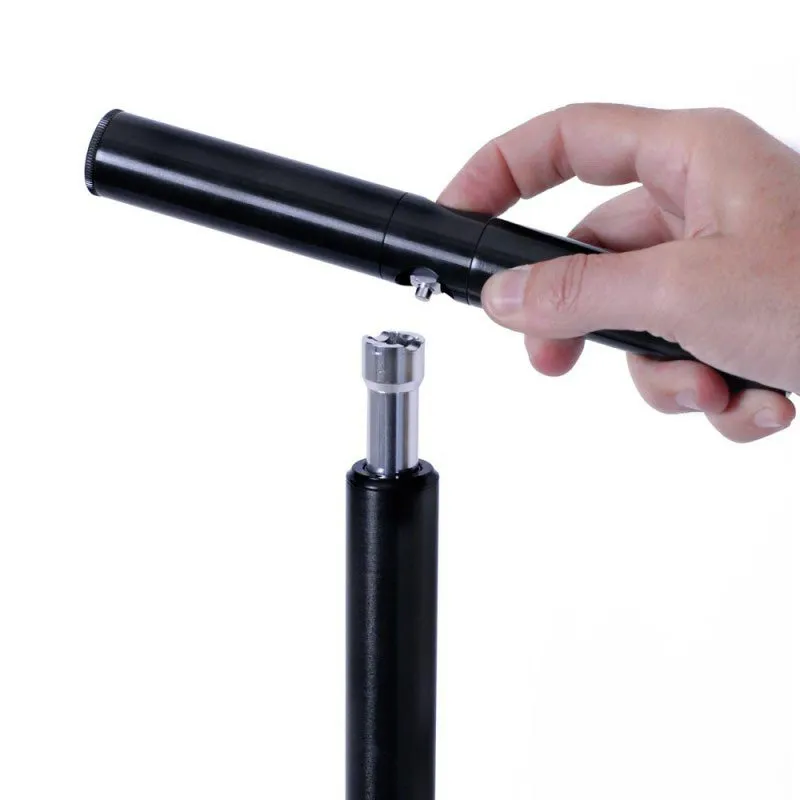 tfhpc Travel Aluminium Sykkelpumpe, Black, One Size