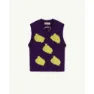 The Animals Observatory Arty Bat Vest, Lilac, 2Y