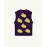 The Animals Observatory Arty Bat Vest, Lilac, 2Y