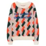 White / multicolor