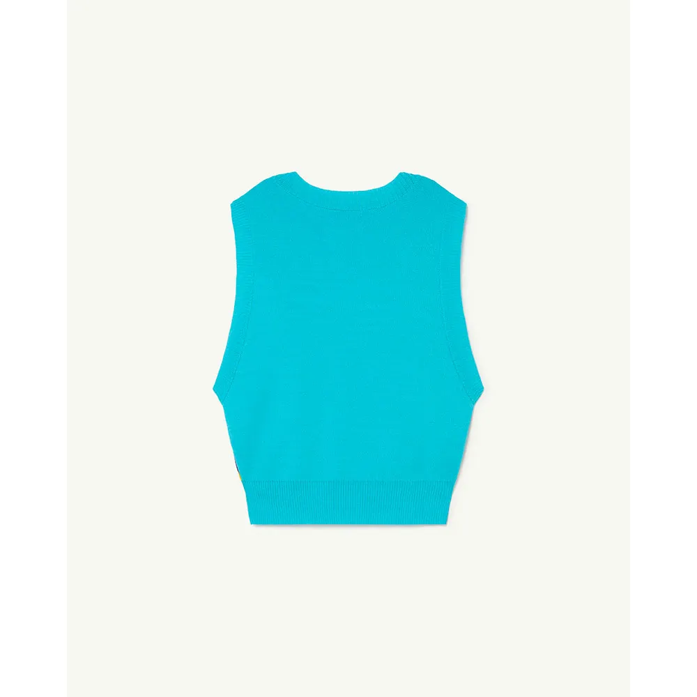 The Animals Observatory Bat Genser, Blue logo, 3Y