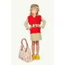 The Animals Observatory Plain Bat Vest, Red, 3Y