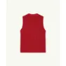 The Animals Observatory Plain Bat Vest, Red, 3Y