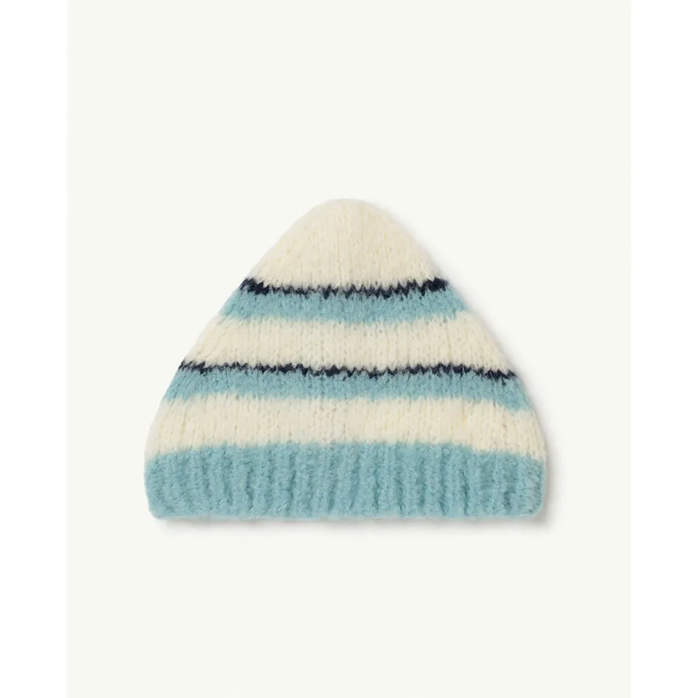 The Animals Observatory Stripes Pony Hatt, Blue, One Size The Animals Observatory Stripes Pony Hatt, Blue, One Size