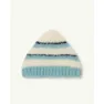 The Animals Observatory Stripes Pony Hatt, Blue, One Size