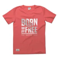 The Indian Face Born To Be Free Kortarmet T-skjorte