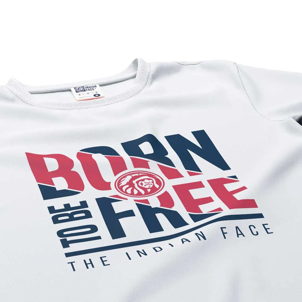 The Indian Face Born To Be Free Kortarmet T-skjorte The Indian Face Born To Be Free Kortarmet T-skjorte