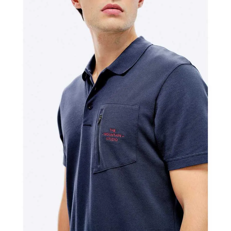 The Mountain Studio Camp 4 Organic Cotton Piké Kortermet Poloskjorte