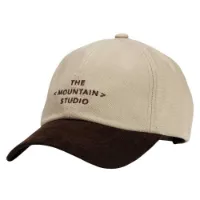 The Mountain Studio Cotton With Suede Brim Cap