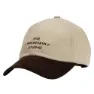 The Mountain Studio Cotton With Suede Brim Cap, Brindle