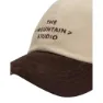 The Mountain Studio Cotton With Suede Brim Cap, Brindle