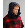 The Mountain Studio Rocky Mountain Check Fleecejakke Med Full Glidelås, High risk red