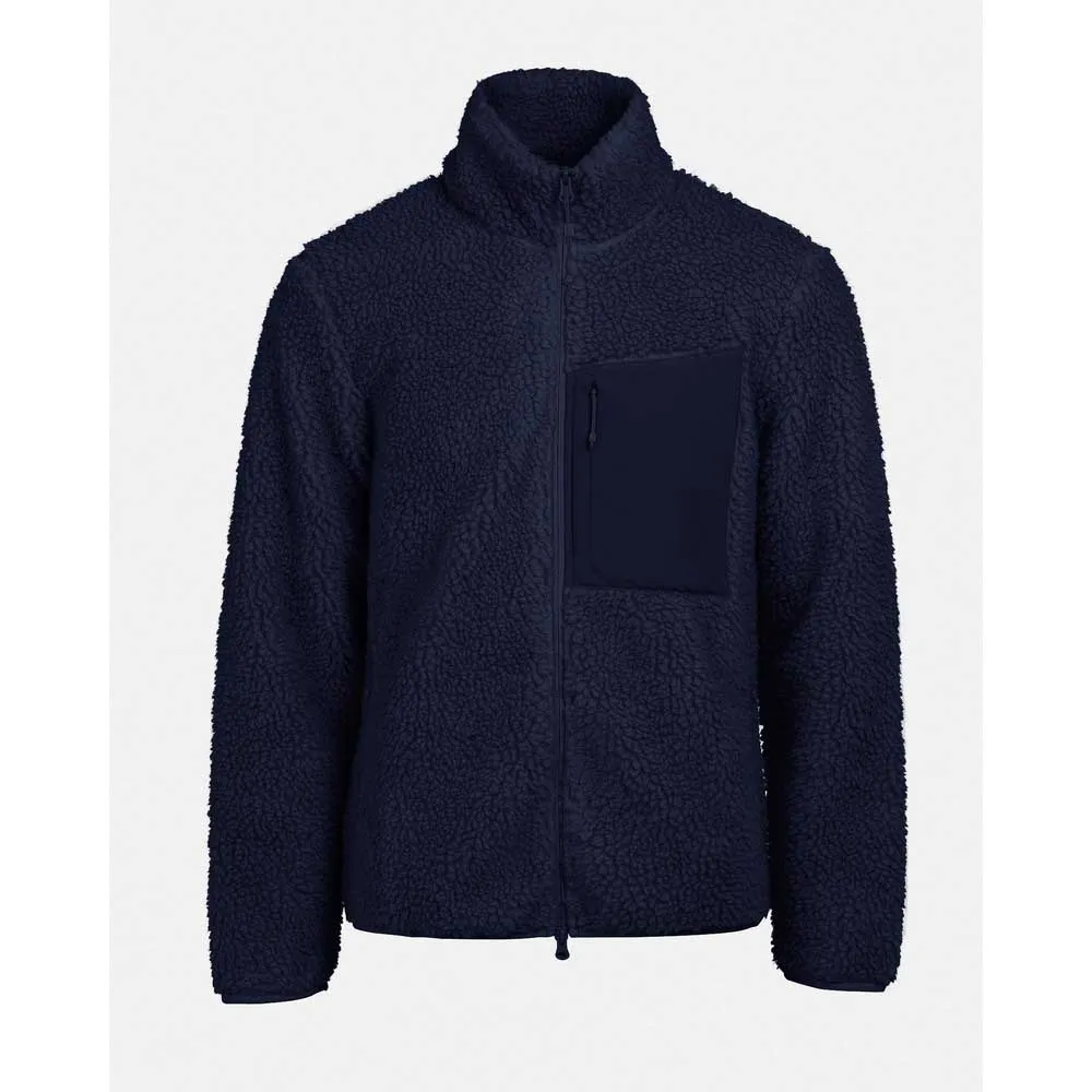 The Mountain Studio Soft Wool Pile Fleecejakke Med Full Glidelås