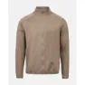 The Mountain Studio Techno Grid T-neck Fleecejakke Med Full Glidelås