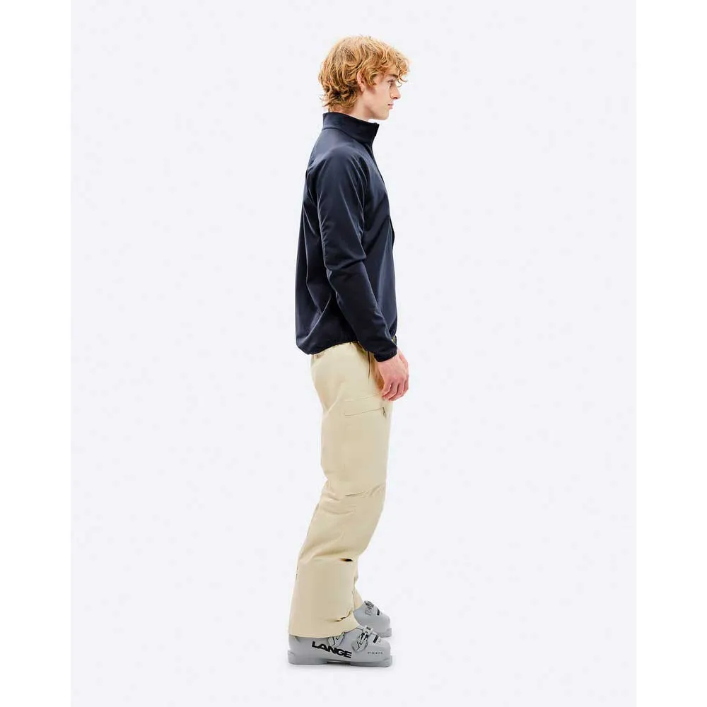 The Mountain Studio Tecno Grid T-neck Fleecejakke Med Full Glidelås