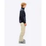 The Mountain Studio Tecno Grid T-neck Fleecejakke Med Full Glidelås