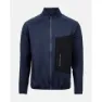The Mountain Studio Tecno Grid T-neck Fleecejakke Med Full Glidelås