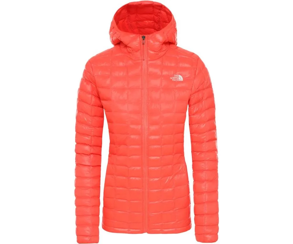 The North Face Face Plus ThermoBall Hoodie Jacket Women, Radiant orange